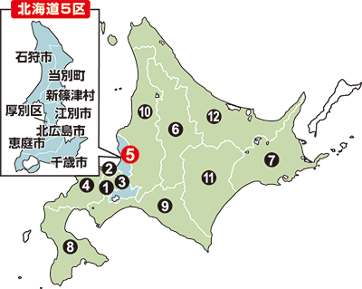 北海道の選挙区