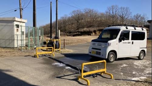 鳥インフル防疫対策　車両消毒ゲート「M gate」ラインナップ拡張　refactory
