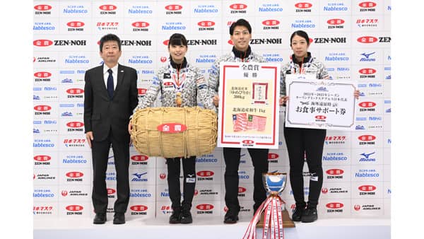 第18回全農日本ミックスダブルスカーリング選手権「松村・谷田」が日本代表に