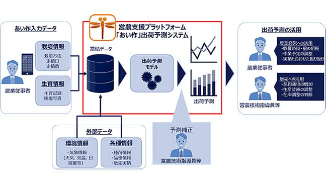 「あい作」農作物の出荷予測システムの提供を開始　NTTデータ