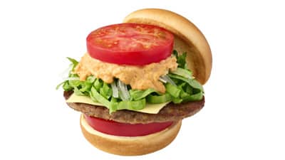 広島県「芸北トマト」使用　限定ハンバーガー発売　モスバーガー
