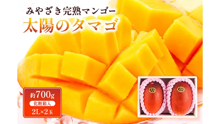 宮崎県産完熟マンゴー「太陽のタマゴ」期間・数量限定で特別価格　ＪＡタウン