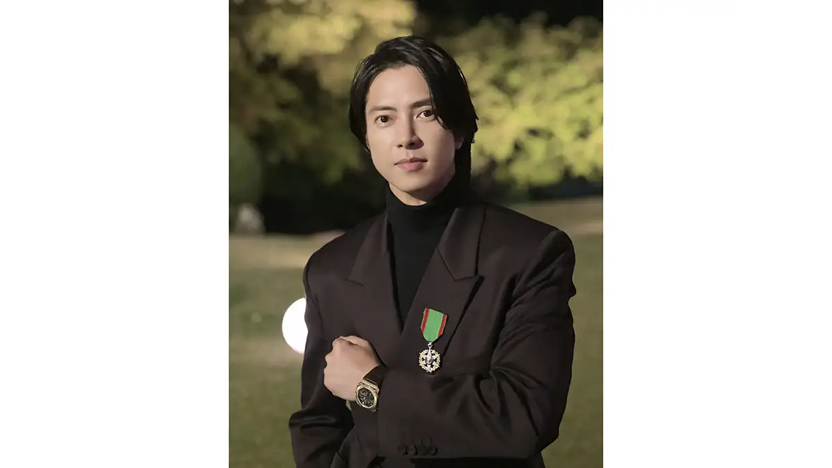 山下智久「フランス農事功労勲章 シュバリエ章」を受章