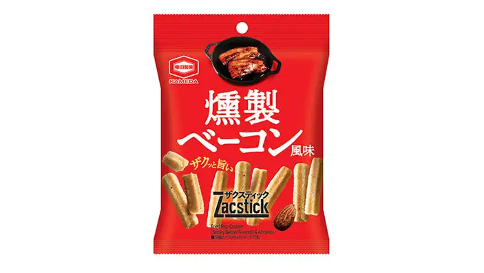 「ザクスティック 燻製炙りベーコン風味」全国のローソンでリニューアル発売　亀田製菓