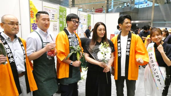 協同組合フェスティバルに仲間由紀恵さんが参加　助け合いの輪を広げたい　ＪＡ共済連