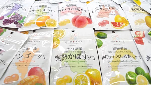 大好評ニッポンエールグミ　売上ベスト５は　ＪＡ全農