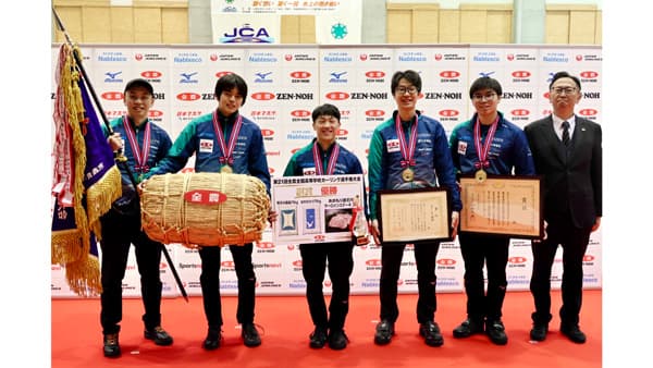 「全農全国高等学校カーリング選手権」優勝チームに青森県産米など贈呈　ＪＡ全農