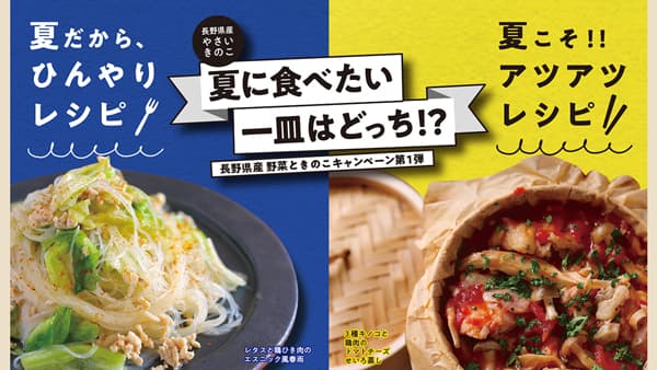 長野県産野菜ときのこキャンペーン第1弾　アンケートに答えた100人に豪華賞品　ＪＡ全農長野
