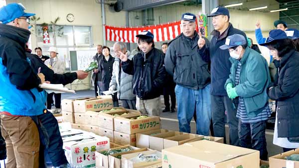 青果卸専業会社とコラボし新会社　「地方卸売市場をアップデイト」　ＪＡ岩沼市