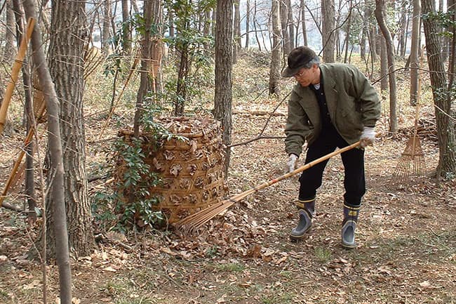 【レポート・ＪＡいるま野東部後継者部会】落ち葉掃きは未来への富