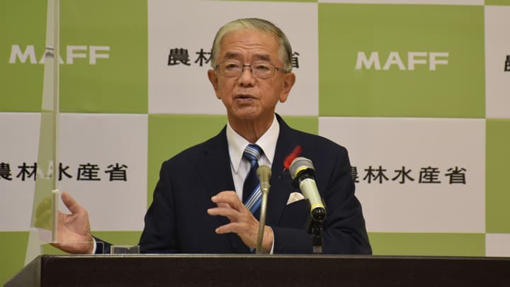 米対策「できるだけ速やかに対応」就任会見で　金子農相