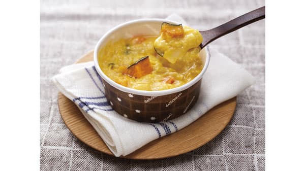 「米粉ショートパスタのかぼちゃグラタン」利用者とリニューアル　パルシステム