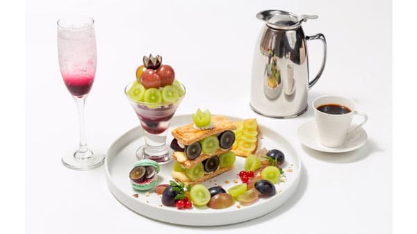果物専門店ならではのスイーツプレート「ぶどう尽くし」発売　フルーツピークス