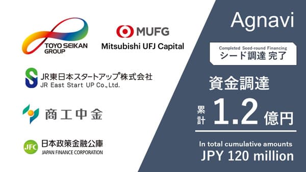 日本酒缶ブランド「Agnav」シード調達を完了　累計調達額が1.2億円に