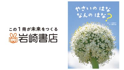 科学絵本の新シリーズ『やさいのはな なんのはな？』発売　岩崎書店