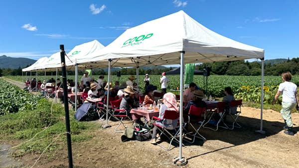 倍率8倍の人気企画「畑でレストラン2025」申込み開始　コープさっぽろ