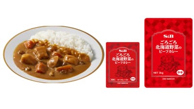 野菜が20種類「ごろごろ北海道野菜のビーフカレー 」新発売　エスビー食品