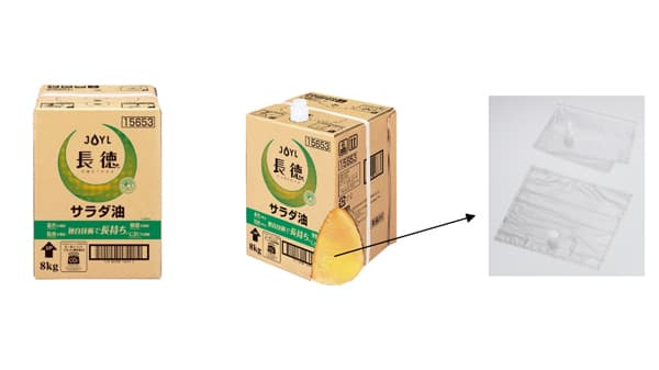 リサイクル製造ポリアミドから食用油向け業務用容器を開発　4社で協業開始