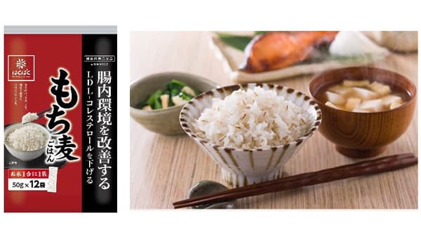 "腸内環境改善"機能性表示取得「機能性もち麦ごはん」新発売　はくばく