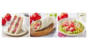 青森県弘前産"離水しにくいトマト"のサンドイッチなど新発売　ローソン