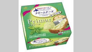 「Primarクリームチーズ＆バジル」新発売　北海道乳業
