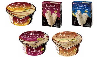 「素材のおいしさシリーズ」から5種類のアイスが新発売　協同乳業