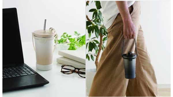 夏の快適な水分補給に「ストロー付き真空断熱タンブラー450ml」販売開始　コメリ