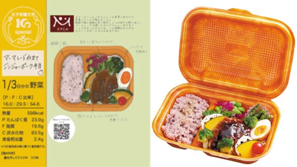 女子栄養大生が開発「マーマレード仕立てジンジャーポーク弁当」発売　コープデリ