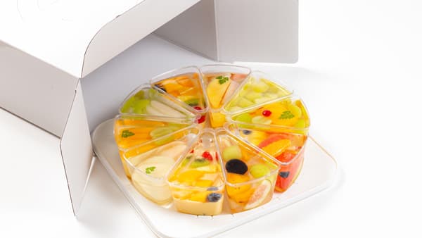 暑い夏の手土産に　果物専門店のフルーツゼリー「パニエ」販売　青木商店