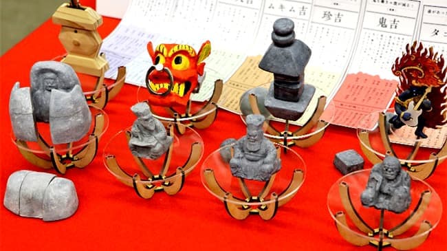 鬼文化が栄えた「くにさき」限定レアガチャ試作品公開　豊後高田市