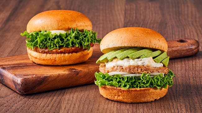 フレッシュネスバーガーの「大豆パティ第2弾」にDAIZの植物肉が採用