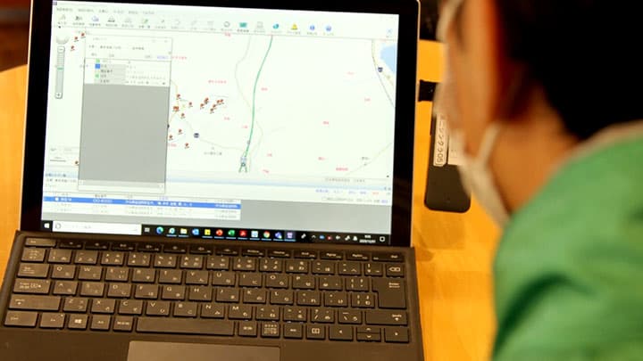 ドローンと生産者マップ活用　農産物の自動集荷と即売サービスを実証