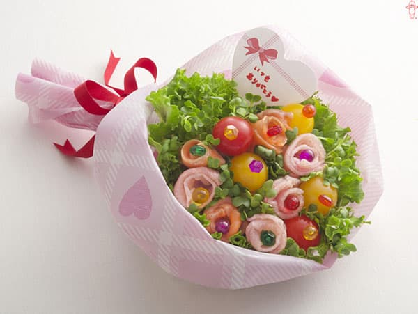 簡単で華やか　母の日のプレゼントに「ブーケサラダ」提案　キユーピー