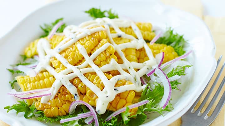 旬の味覚とうもろこし「甘々娘」のサラダを期間限定販売　RF1