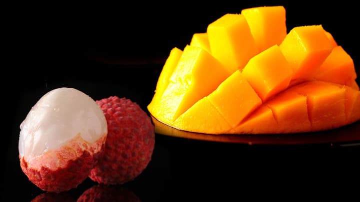 国産生ライチと完熟マンゴーが地元朝市に数量限定で登場　こゆ財団