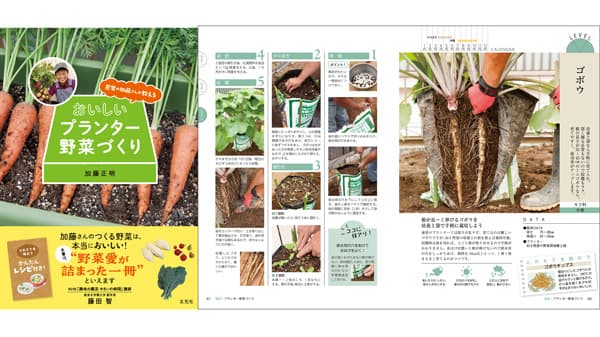 農家のプロ直伝『農家の加藤さんが教える おいしいプランター野菜づくり』発売