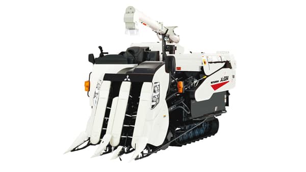 使いやすさと性能を両立「三菱コンバインXC334」新発売　三菱マヒンドラ農機