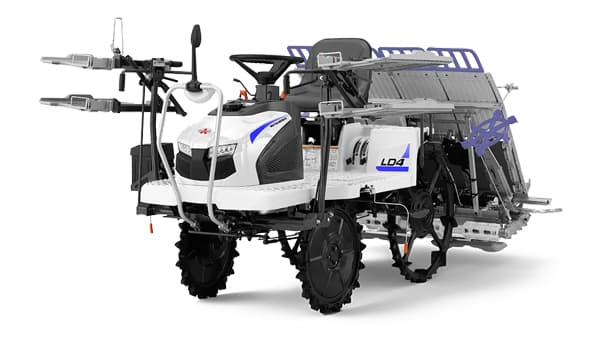 きれいに仕上がる植付、安心・安全機能も充実　使いやすさを追求した4条田植機「LD4」新発売　三菱マヒンドラ農機