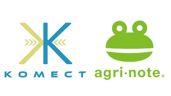 「KOMECT（TM）」が「アグリノート」と圃場データを連携