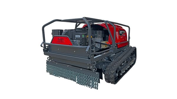 ハイブリッドラジコン草刈機「神刈 RJ1016」レンタル開始　アクティオ