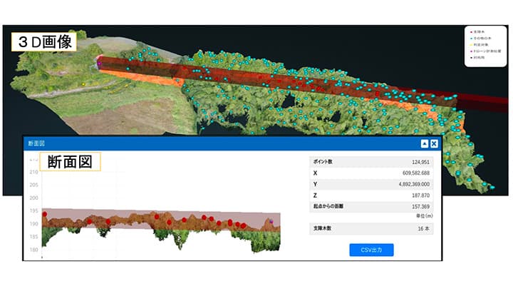 スカイマティクスが電波伝搬路支障木判定システムを北海道電力と共同開発