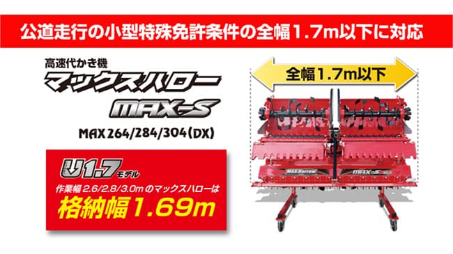 公道走行可能な高速代かき機を発売　ササキコーポレーション