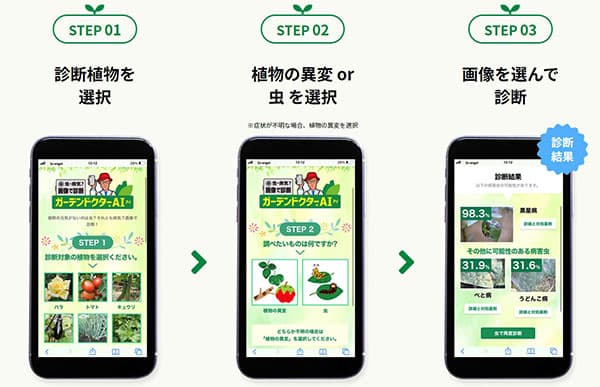 園芸の疑問を画像でスマート解決「ガーデンドクターAI」公開　住友化学園芸