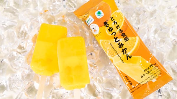 和歌山県産有田みかん使用「とろける食感　ぎゅっとみかん」9日から発売　ファミリーマート