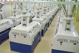 ミルダウォン製粉工場外観の内部設備