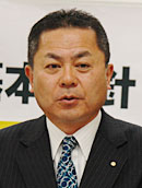 説明する増川事業本部長