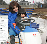 田植機の試乗体験も