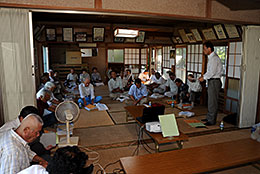 組合員との「ふれあい座談会」