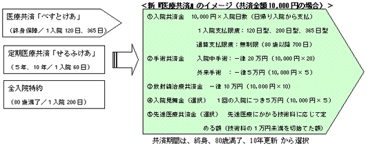 新「医療共済」のイメージ