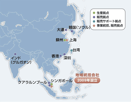 韓国に現地法人を設立